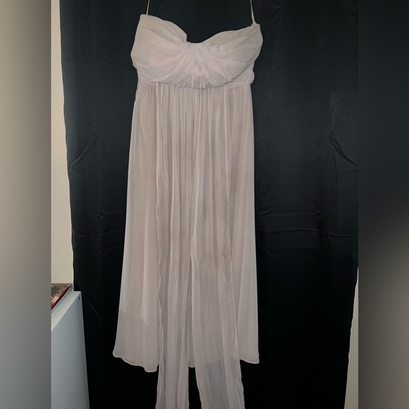 Birdy Grey Grace convertible Dress chiffon Taupe - Picture 3 of 5